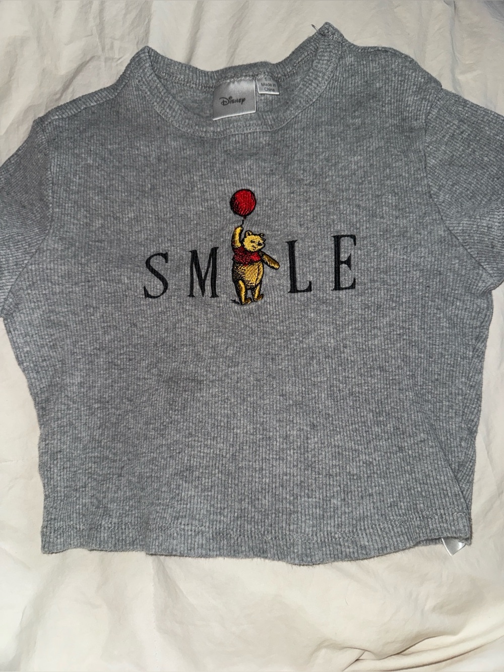 4 small assorted Ribbed Tee’s - Picture 2 of 5